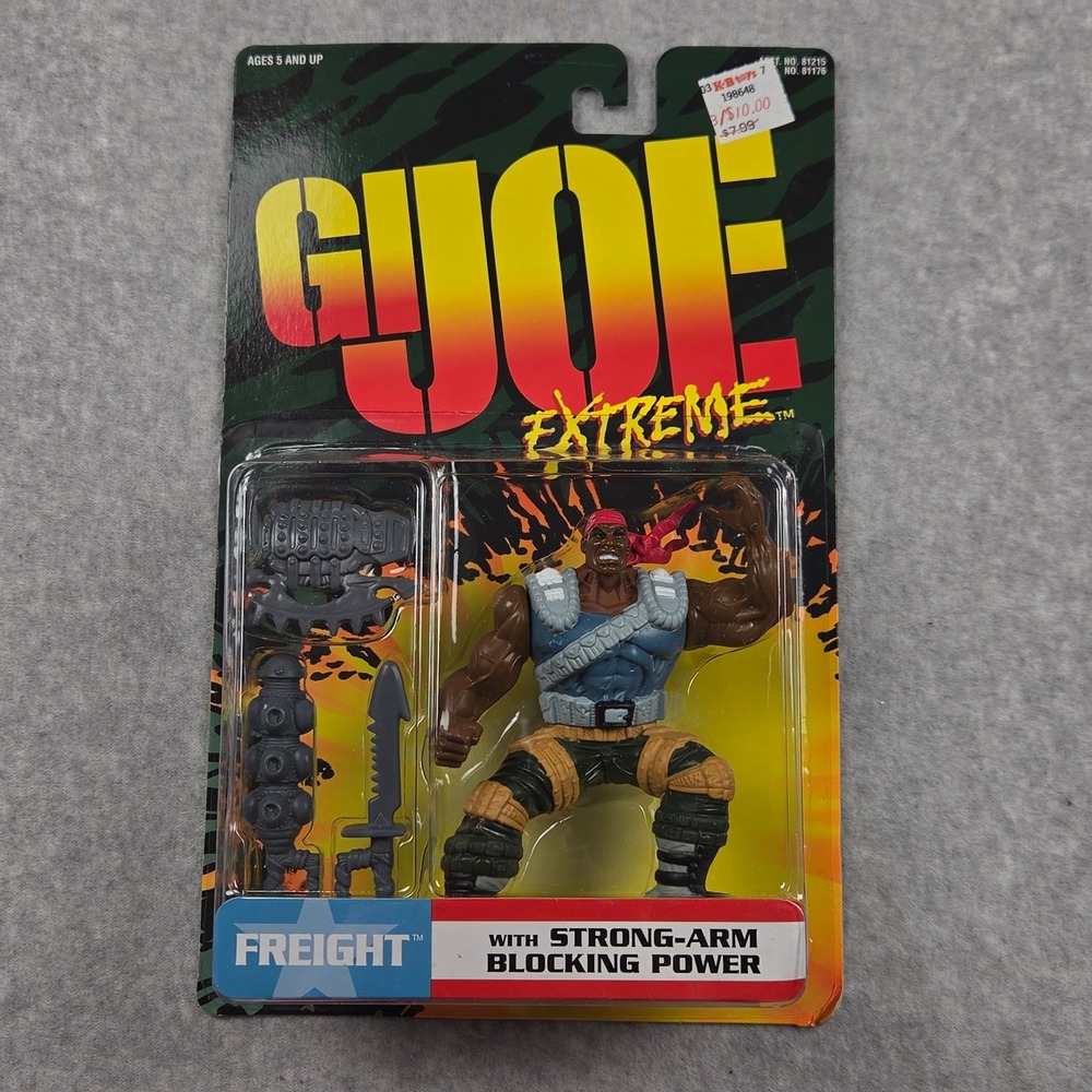 GI Joe Extreme Freight Action Figure Kenner 1995 Strong-Arm Blocking Power New